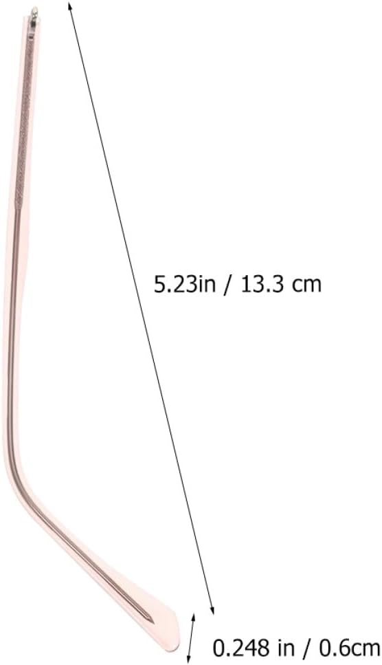6sets Metal Eyeglasses Temples Replacement Kit Allergy Glasses Arm Legs of Comfortable Non- Eyewear Parts for Repair and Personal Use