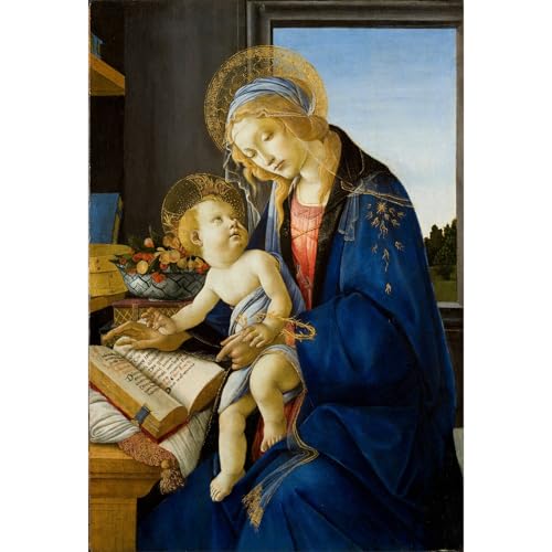 Toile Botticelli La Vierge et l'Enfant : reproduction d'art haut de gamme