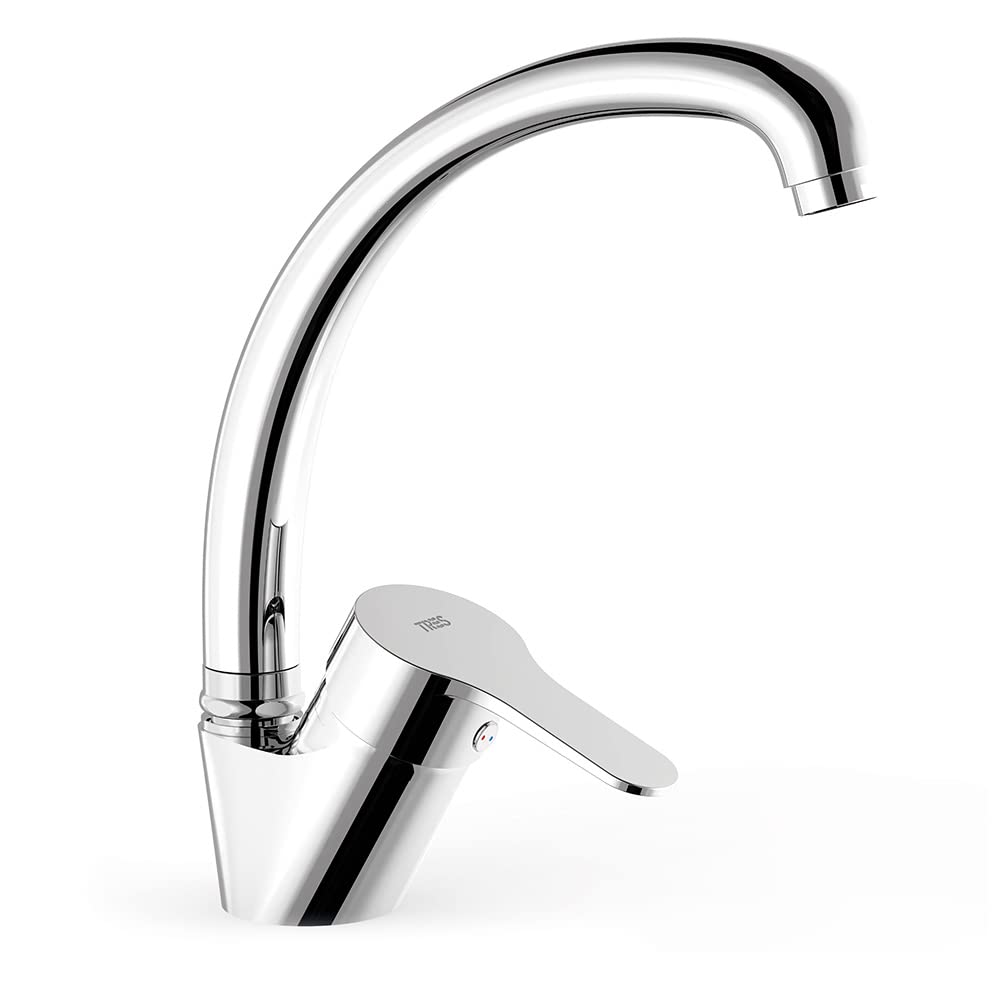 TRES 21544101 COCINAS BASIC Grifo Monomando Fregadero