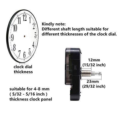 Tikround C-003 Youngtown High Torque Long Shaft Clock Movement Mechanism thumb #2