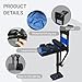 Hands Free Knee Crutch for Adults - Adjustable, Stable Knee Crutches Alternative for Foot Ankle Injury Recovery and Comfortable, Hands-Free Crutch for Adjustable with Leg Straps