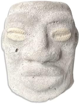 Elegua Head | Elegua Statue | Beige Cement | Afro-Caribbean Style | Santeria & Ifa Rituals