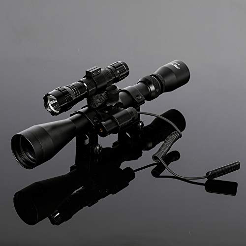 Pinty 39X40 Duplex Optical Hunting Rifle Scope Combo with Red Laser