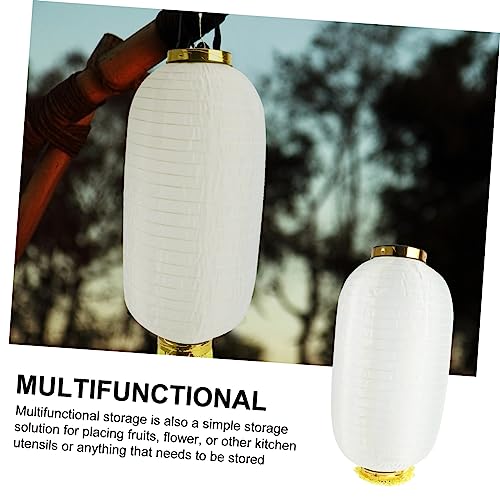 Sewacc 2Pcs Blush Decor Beige Home Decor Japanese Decor Festive Hanging Ornament Asian Paper Lantern Chinese Silk Lanterns Lanterns Diy Lanterns Led Chandelier Wall Lamp Candle #TOP2