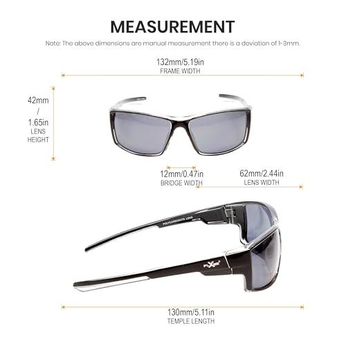 Calabria Groundstroke Crystal Black/Grey Pickleball Sunglasses for Women Polarized Pickleball Glasses for Men Racquetball Protective Eyewear Outdoor Sunglasses Men Sport Squash Tennis Cricket Glasses - Thumbnail 6