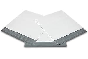 50 Pack Premium Poly Mailers 9x9