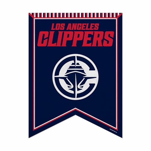 Rico Industries NBA Basketball Los Angeles Clippers 18" X 24" Rafter Felt Pennant