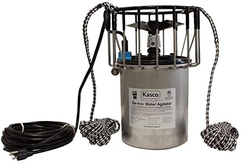 Kasco Deicer 3/4 HP Lake & Pond De-icer 120V – Single Phase with 100 Ft Electric Power Cord | Water Deicer for Ponds, Lakes & Dock Bubbler