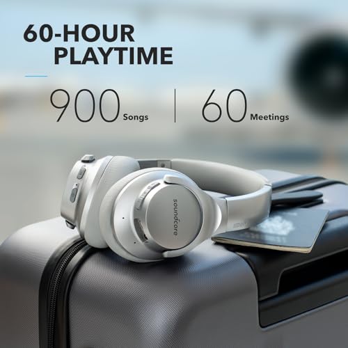 undefined Soundcore Anker Life Q20 Hybrid Active Noise Cancelling Headphones, Wireless Over Ear Bluetooth Headphones, 60H Playtime, Hi-Res Audio, Deep Bass, Memory Foam Ear Cups, Travel, Office, Micro Charging の商品画像 3