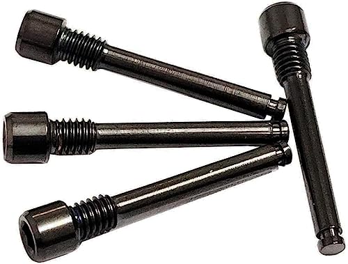 Image of 4X M4 x 26mm Titanium Bolts for Bike Cycling Disc Brake Pad Threaded Pin Inserts Screw Disc Brake Pad Pin Axle for Threaded Hydraulic Disk Caliper