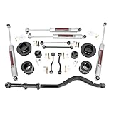 Rough Country 3.5' Lift Kit with Premium N3 Shocks for Jeep Gladiator JT (2024-2025) - Heavy-Duty Steel Track Bar, Fits up to 37' Tires