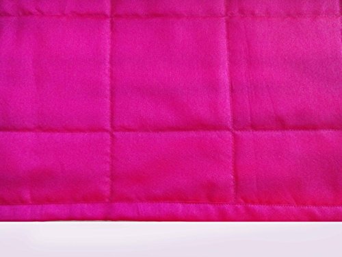 Quilted Bed Runner - Dark Pink Bed Scarf Long Side Runner Throw King/Queen/Twin Size With Decorative Cushion Cover Polyester 20" Wide X 102" Long (50 Cm X 300 Cm) #TOP3