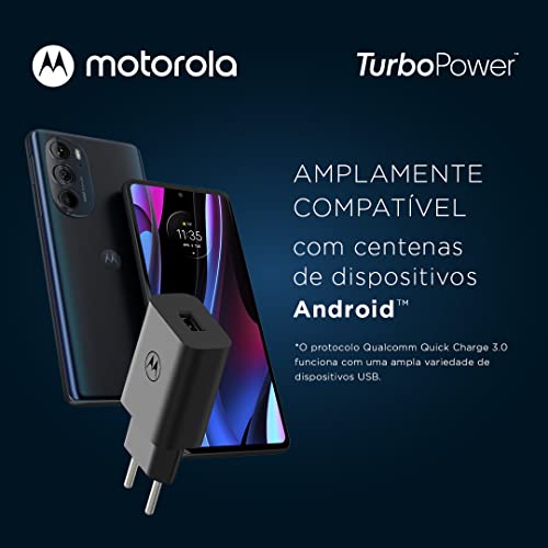 Motorola, Carregador Turbo Power 20W Universal, Porta USB-A, Sem Cabo