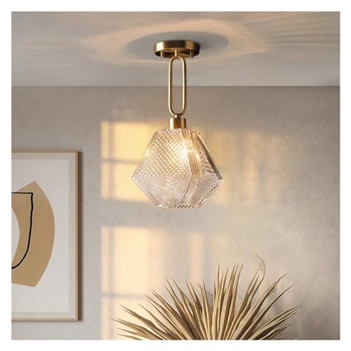 Lustre moderne en verre de diamant pour cuisine et bar