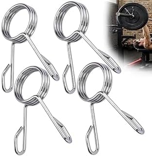 2 Inch Olympic Barbell Spring Clip Collar Dumbbell Clips Barbell Spring ...