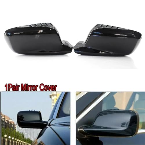 Couvercle d'aile rétroviseur BMW E46 Coupé 2 portes E65 E66 noir brillant