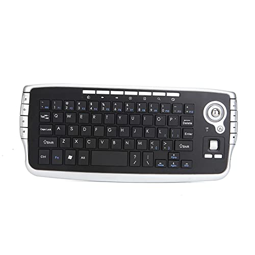 Nishiyuenyi Clavier sans Fil 2,4 GHz 78 Touches, Fin, Multifonctions, avec Trackball pour Ordinateur Portable/PC