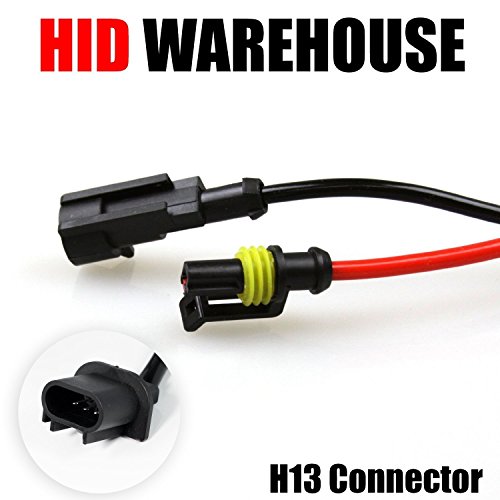 Image of AC HID Xenon Replacement Bulbs - H13 / 9008 5000K - Bright White (1 Pair)