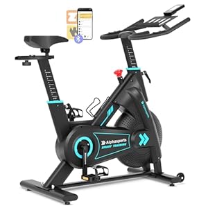 Exercise Bike, LET’S CAMP Brake Pad/Adjustable Magnetic Stationary Bike for Home,Indoor Cycling Bike with Low Noise,Heart Rate Handle and LCD Monitor,Cycle Bike with 350lbs Weight Capacity