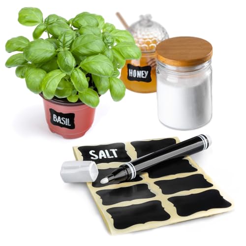 KADAX Marqueur à craie pour surfaces lisses - Pour écrire et peindre sur fenêtre, tableau noir et miroir - Stylos à craie effaçables pour verre (blanc)