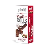got milk? Wafer Rolls, Hazelnut, 17-ounce Box with 30 Rolls, Individually Wrapped Rolled Wafer Spirals with Filling, Hazelnut Wafer Cookies for Dessert or Snack, Retail Pack