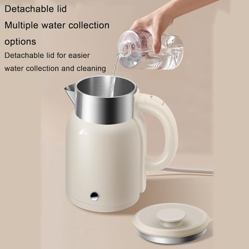 Tetera eléctrica de acero inoxidable 2L beige miniatura 4
