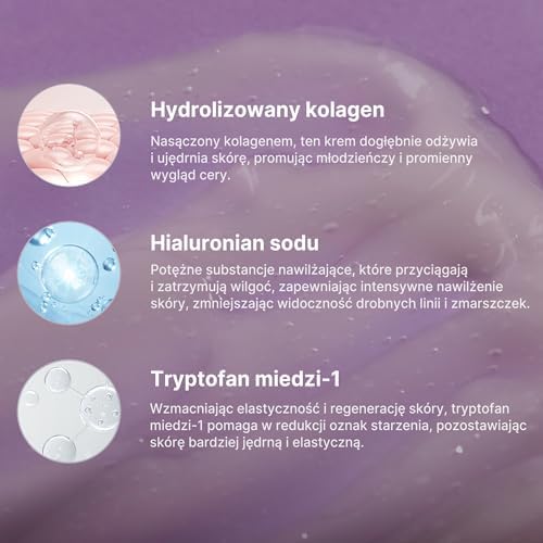 [Mizon] Power Lifting Krem kolagenowy (75ml) Przeciwzmarszczkowy i intensywnie nawilżający na dzień i na noc, 75% kolagen morski, redukuje drobne linie i plamy starcze, koreańska pielęgnacja skóry