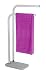 WENKO Piantana porta salviette Concrete - porta asciugamani, Acciaio, 42.5 x 83.5 x 20 cm, Cromo