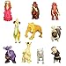 10 Pezzi Mini Figurine, Ice Age Cake Toppers, Mini Figurine, Bambole, Cake Toppers per Bambini Baby Party Birthday Party Cake Decor Supplie