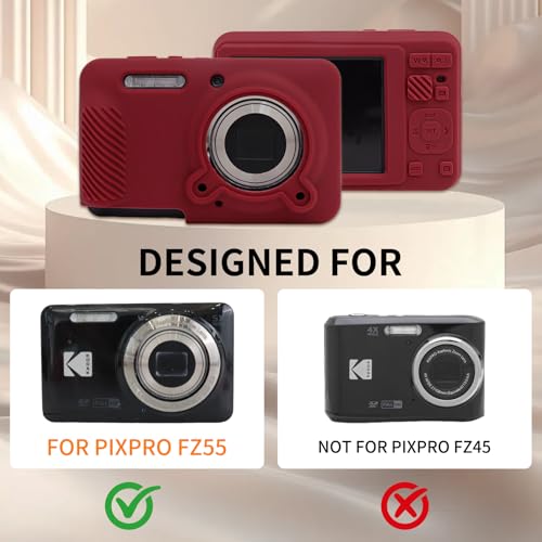 Funda para cámara Kodak PIXPRO FZ55 silicona suave miniatura 2