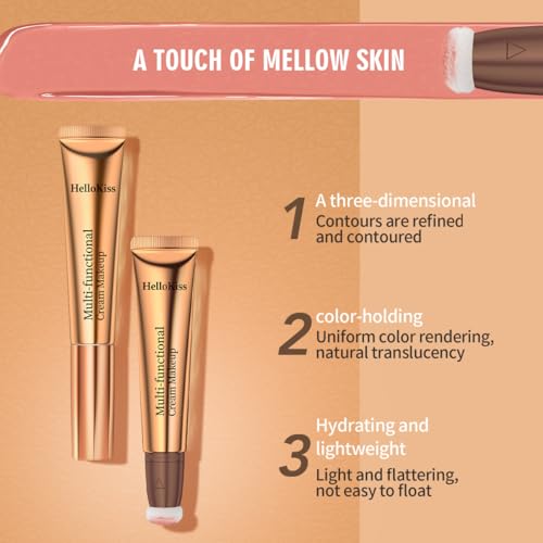 QIC Liquid Blush for Natural Matte Finish Multi-Use Blush Stick for Eyes Lips & Cheeks Nourishing & Long-Lasting (07 Nude Pink) — view 3