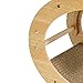 Tyenaza Cat Scratcher Lounge, Innovative TV Shape All Seasons Prevents Furniture Damage Cat Scratcher Bed for Indoor