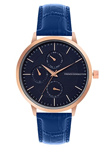 French Connection Analog Blue Dial Mens Watch-FCN00041A (B0BTW7NQJT) Amazon Price History, Amazon Price Tracker