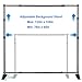 ShowMaven Backdrop Stand, Heavy Duty Banner Stand Adjustable Trade Show Display Stand Step and Repeat Stand for Parties and Photography (10 x 8ft)