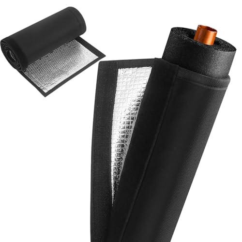 Incycall 3-Layer HVAC Pipe Insulation Cover 72x10.2 Inch