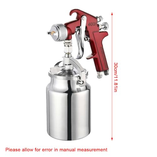 HVLP Air Paint Spray Gun with 1000ml Capacity & 1.8mm Nozzle for Painting Cars Furniture - Image 2