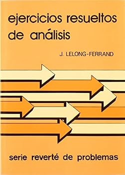 Paperback Ejercicios resueltos de análisis (Curso de matemáticas) (Tomo V) [Spanish] Book