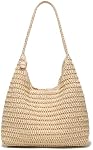Straw Bags for Women, Summer Woven Tote Bag, Beach Shoulder Bag, Hobo Handbag for Vacation, Travel Casual Purse