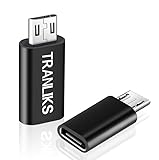 ⚡【Carga rápidas】-Este adaptador USB tipo C hembra a Micro B macho admite una carga rápida, convierte cada cable USB-C en un cable micro USB. (Recordatorio bondadoso: NO admite conexión OTG como tarjetas de memoria, teclado o mouse, no admite salida de señal ideo o auriculares USB-C)
