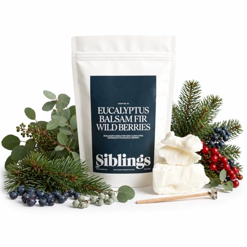 Siblings Candle Refill Kit No. 04 Eucalyptus Balsam Wild Berries