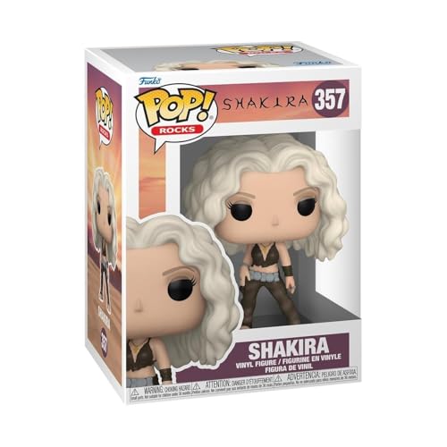 Funko POP! Rocks: Shakira - (Wherever/Whenever) - Figuras Miniaturas Coleccionables Para Exhibición - Idea De Regalo - Mercancía Oficial - Juguetes Para Niños Y Adultos - Fans De Music