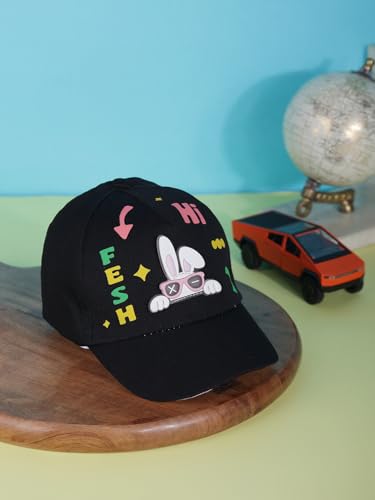 Image of PASSION PETALS Summer Dino Rockstar Baseball Cap for Kids Boys and Girls 2-4Years