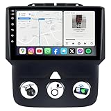 8Core 4+64G Car Radio for Dodge Ram 1500 2500 2013-2018: Upgrade High Sound Quality Car Stereo HD IPS Touchscreen Wireless Carplay Android Auto GPS 5G WiFi Bluetooth Backup Camera FM AM EQ HiFi