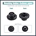 TUCKBOLD 2pcs Upper Rubber Cushion Bushing Radiator Mount Insulator for Toyota Avalon 05-18 for Toyota Camry 07-17 for Toyota Venza 09-15 for Toyota Highlander 2010-2019 Automotive Parts