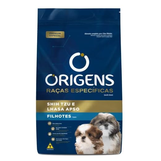 Origens Ração Raças Específicas Para Shitzu E Lhasa Apso Filhotes 1 Kg