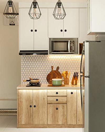 Mohern Black Cabinet Knobs, 30 Pcs 1-1/5 Inch Kitchen Cabinet Knobs, Kitchen Cabinet Hardware, Black Drawer Knobs #TOP5