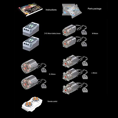 n.g. Home Decor Technic Offroad Truck Modellbausatz 24 GHz Ferngesteuerter Truck Modellbausatz 3068 Teile Baustein… – Bild 7