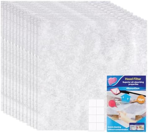 Filtro Cappa Bianco Anti-grasso Lavabile Filtro Di Ricambio Universale Per Cappa Da Cucina - Tagliato A Misura, Materiale Filtro, Codice FLT3445 - Foto 4