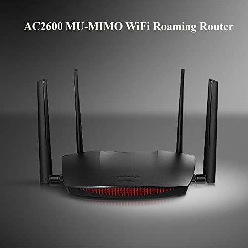 Edimax Gemini Smart Wi-Fi 5 Ac2600 Gaming Router, Mu-Mimo, Dual-Band, Gigabit Ethernet, Ultra Long Range, Beam Forming, Smart Roaming Enabled (Rg21S) #TOP3