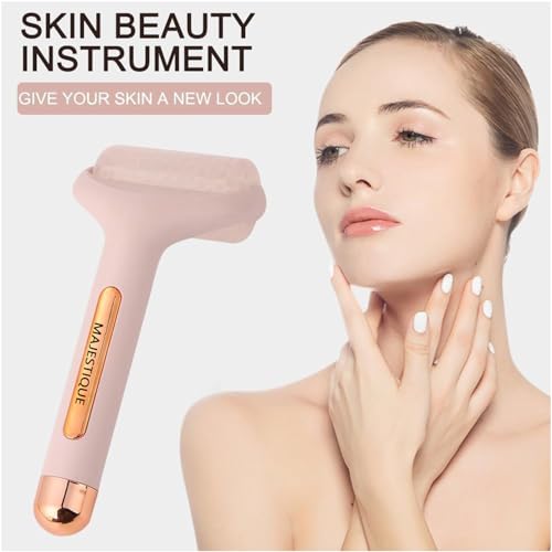 Image of Majestique Ice Roller for Face Massage, Neck and Body Massager - Provides Cooling Effect, Reduce Puffiness, Skin Tightning & Pain Relief - Facial Skin Care Tools Women & Girls